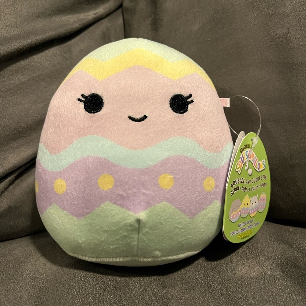5” Squishmallows Edie The Egg Easter Plush NWT